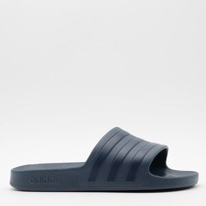 Adidas Unisex Adilette Aqua Slides Casual Slip-On‎ Sandals Navy Blue Size M8 W9
